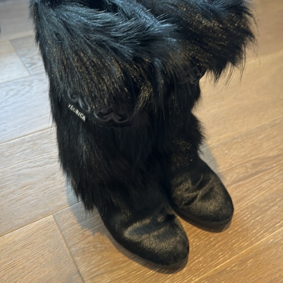 Tecnica Skandia Black Goat Real Fur Boots 6, 36 - Picture 8 of 9